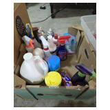 Assorted Partial Bottles of cleaners (Garage)