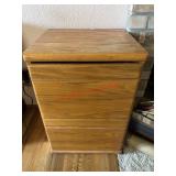 Wood Filing Cabinet              (Kitchen)