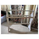 Wood Blanket Rack                   (Dining room)