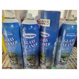(4) Sprayway Glass Cleaner, partial cans