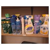 Assorted Partial Bottles of Chemicals  (Upstairs