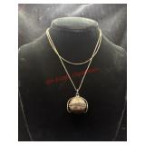Vtg sterling Picture Ball with sterling long