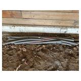 Pipe insulation- right of garage