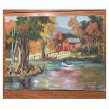 Autumn Reflections painting (Dinning room)