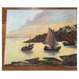 Sail boats painting (dinning room)