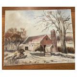 Oil painting. (Dinning room)