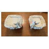 bisque porcelain candle holders (LR nook)