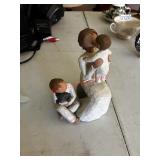 Willow Tree figurines (first living room)
