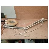 Lamp with magnifier- basement left room