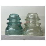 Two Glass Insulators                 (Downstairs