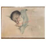 Sleeping baby picture (Dinning room )