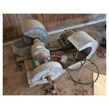Wet grinder, lapidary, works- garage