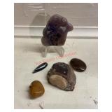 Little lot of polished stones         (Downstairs