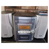 power Tested Panasonic 5- Disc CD Cassette Player