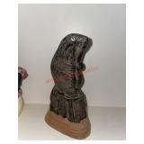 vintage hand-carved beaver figurine(Livingroom