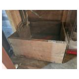 Wooden box - garage