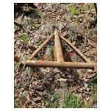 Tow bar for a three point hitch (?) End of the