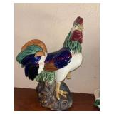 Large Ceramic rooster            (Family Room)