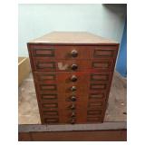 Wooden Box with Drawers (Basement Side Room)