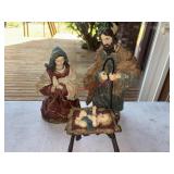 Large Nativity Figures            (Family Room)