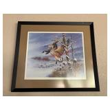 Framed Sizemore Duck Print            (Family
