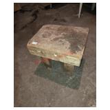Vintage Wood Stool (Basement)