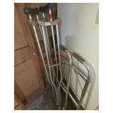Crutches and Walker (Basement)