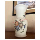 White Floral Tall Vase                (Family