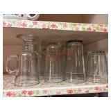 Clear Glass Cup lot             (Kitchen)