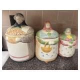 3 Vintage H&HD Canisters             (Kitchen)
