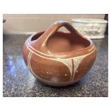 Pottery Bowl with handle             (Kitchen)