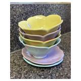 Small Flower Bowls and small Plates