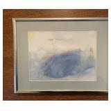 painting of a Great Blue Heron(Dinning room)