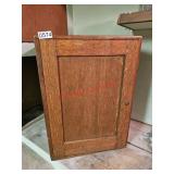 Wood storage cabinet- basement left room