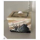 decorative stone box (LR nook)