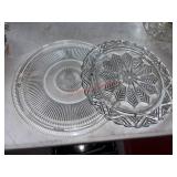 Two Glass Platters            (Family Room)