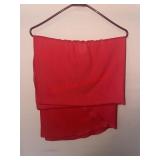 Red table cloth (downstairs bedroom)