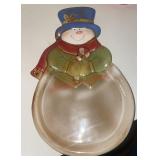 snowman-shaped serving platter (LR nook)