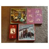 Christmas vinyl records & cds (first living room