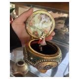 Small Decorative Music Box (hinge Broken)