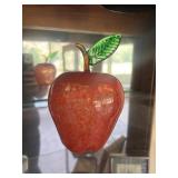 Hollow Blown Glass Apple            (Family Room)