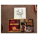 Vinyl records (first living room )