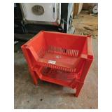 Pair of stacking baskets- garage