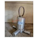 Homemade boat anchor- garage