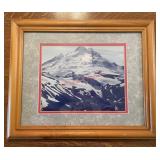 Painting of a mountain (dinning room)