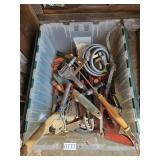 Tote of tools and more- garage