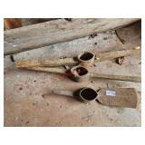 Pick axe heads - garage