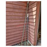 3 T posts - front of garage