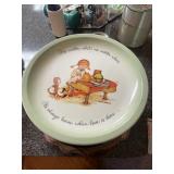 Stack of decor plates (dinning room)