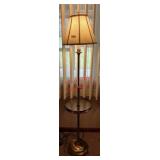 antique brass floor lamp(First living room )